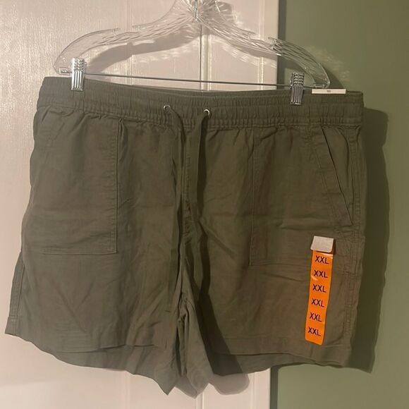Nautica Ladies' Linen Blend Short 2 pair - Picture 3 of 14